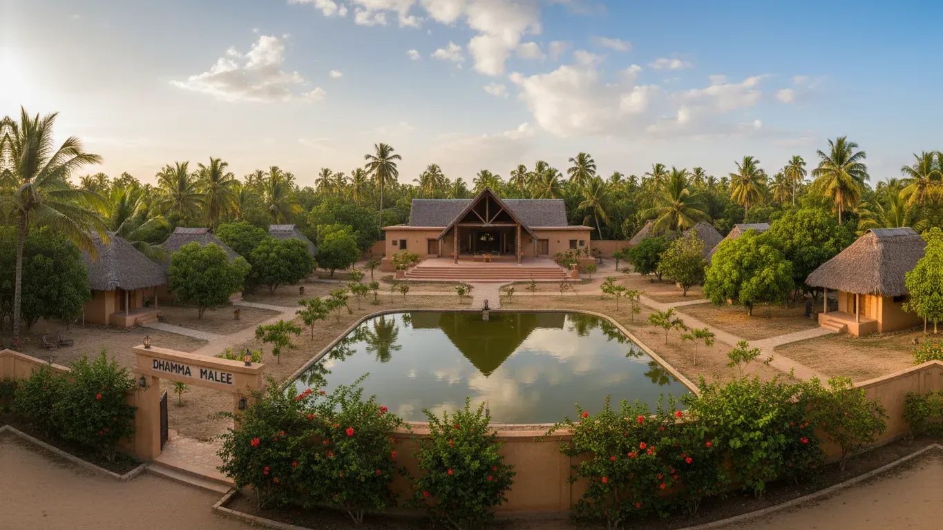 Mali — The specific setting of Mali is not publicly disclosed, suggesting a focus on the internal experience of meditation over external surroundings. It is part of a global network, implying that while the exact location is unknown, the environment will be conducive to silent practice.