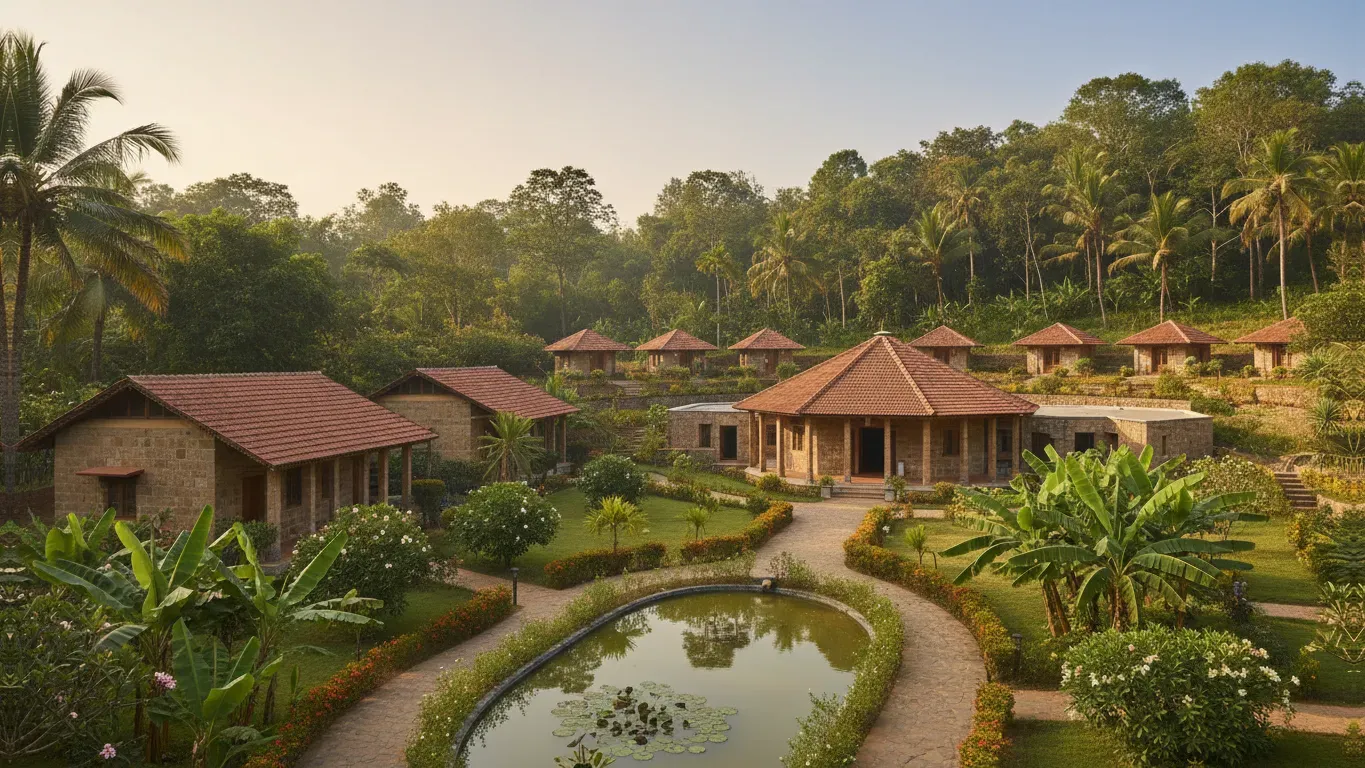 Dhamma Sindhudurg — Information about the specific landscape and atmosphere of Dhamma Sindhudurg is not available. It is a dedicated center focused on the practice of Vipassana.