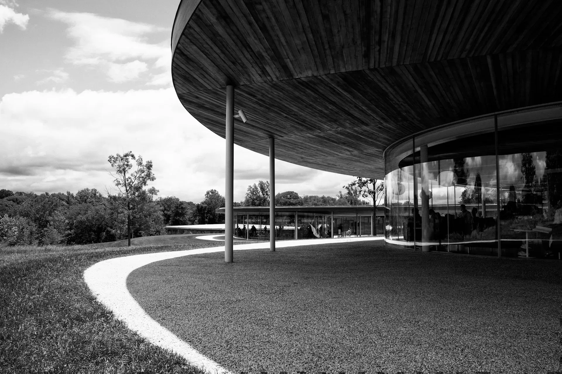 Dhamma Sukha Vipassana Center &#8211; as taught by S.N. Goenka in the pure tradition — The center is located in New Ulm, Texas. While specific details about the landscape are not provided, the rural setting typically associated with such centers suggests a quiet, natural environment conducive to meditation practice, away from urban distractions.