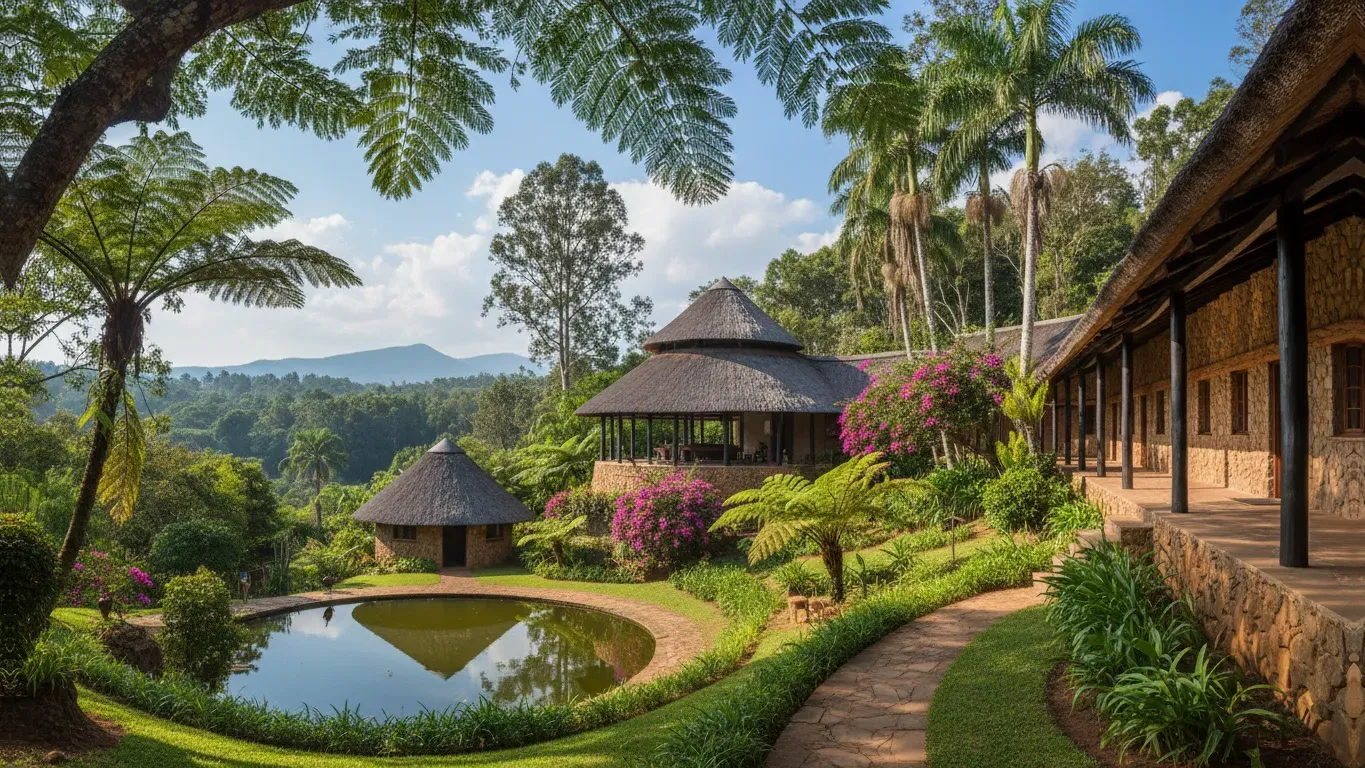 Swaziland — The specific setting of the Swaziland Dhamma center is not detailed, but its location in Mbabane, the capital city, could imply either an urban retreat space or a more tranquil spot on the city's outskirts, offering a quiet escape from daily life.