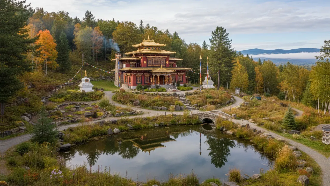 Dharmakirti Buddhist Center — Mount Vernon, Washington, is a city in the Skagit Valley, known for its agricultural landscapes and proximity to the Skagit River. The center's location within the Lido Building suggests an urban or town setting rather than a secluded rural retreat, making it easily accessible to local residents.
