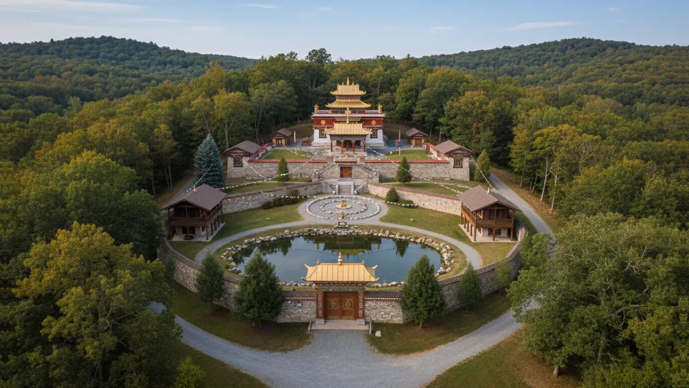 Drikung Kagyu Center — Located in Castaic, California, the center offers a spiritual refuge.