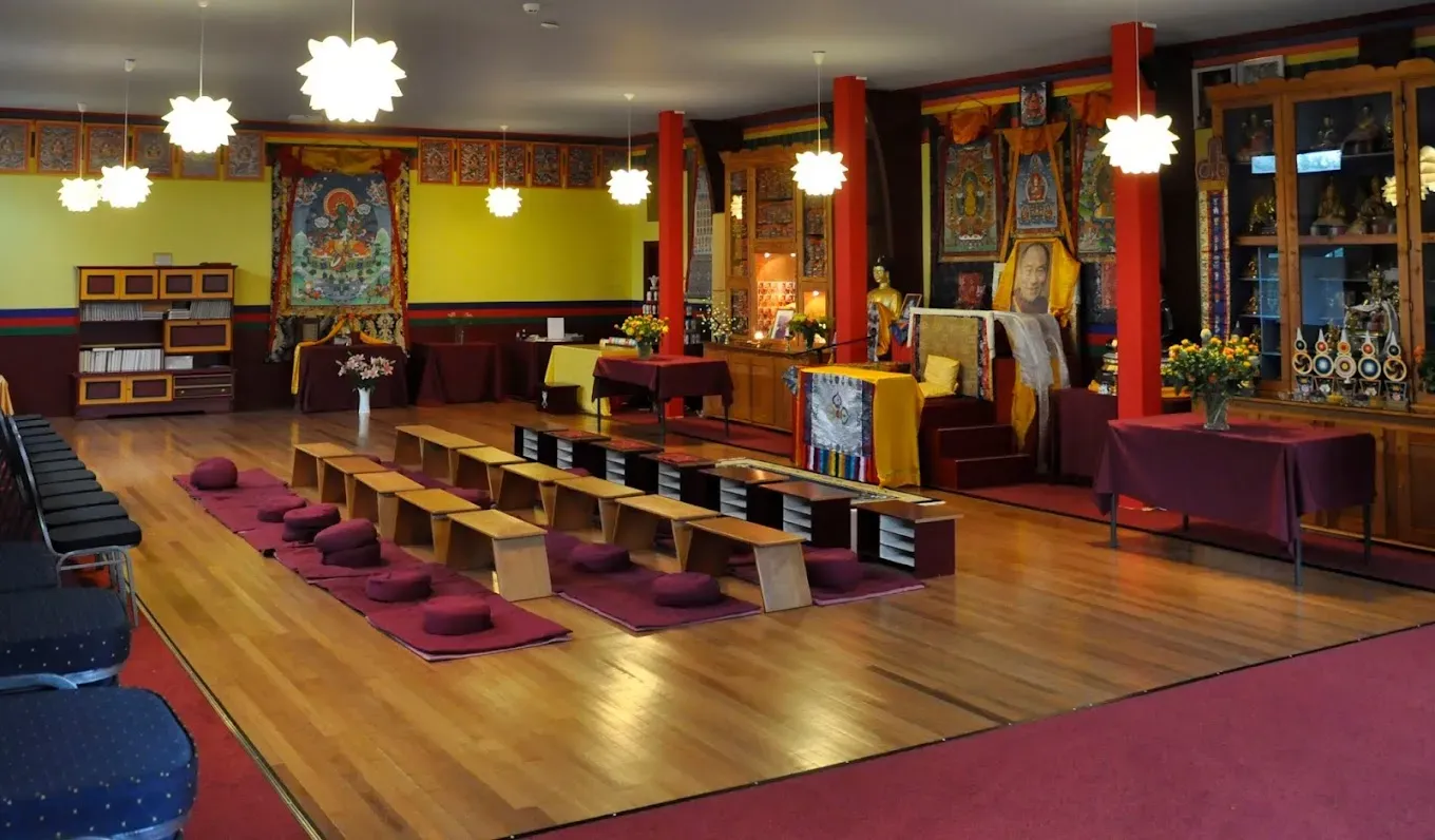 Maitreya Instituut Loenen — The institute is situated in Loenen, amidst the forests of the Veluwe. This natural environment likely provides a peaceful backdrop conducive to study and contemplation, offering a sense of calm away from urban distractions.