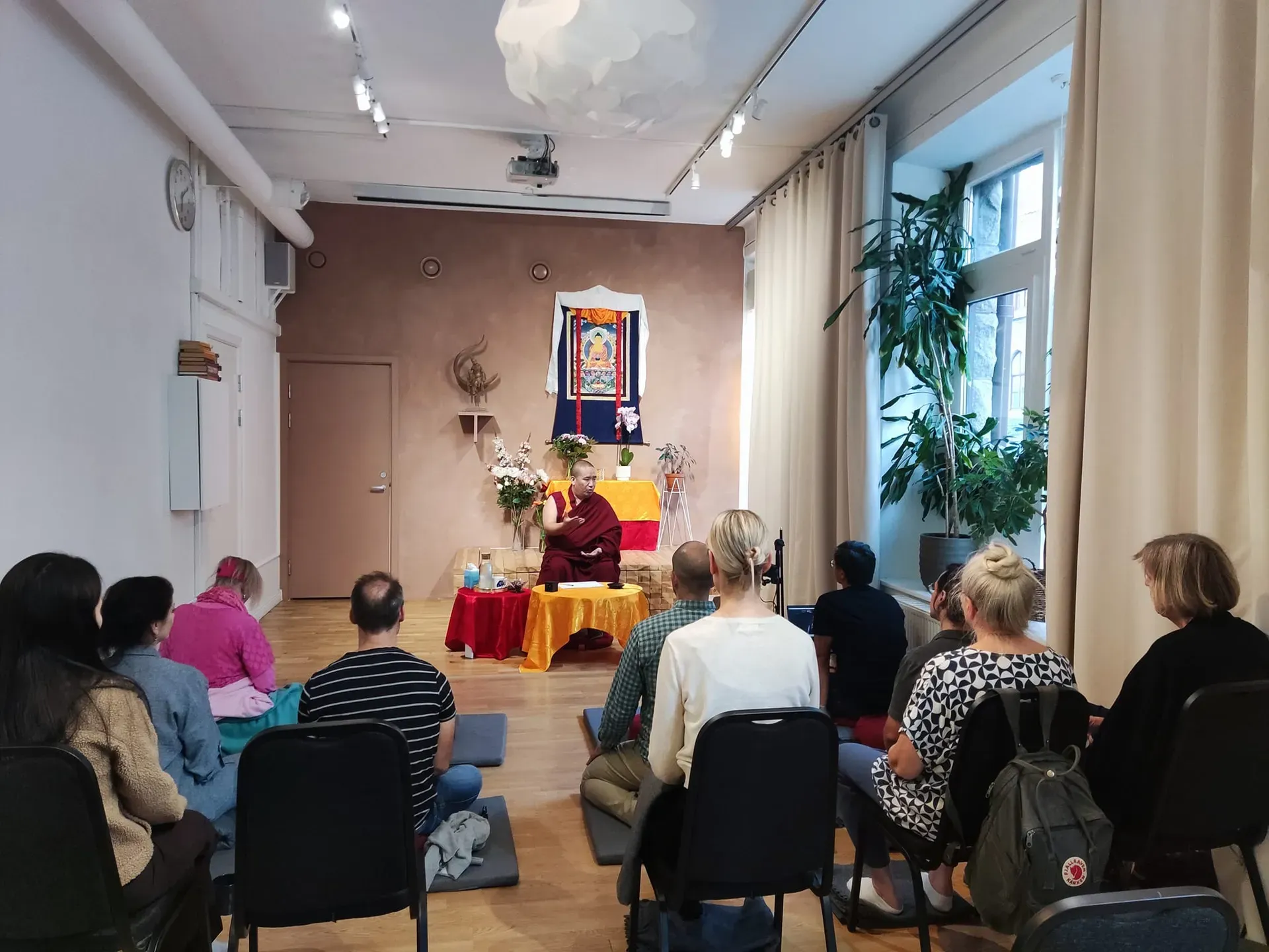 Yeshin Norbu Center — Located in the bustling city of Stockholm, the center provides a contrast to the urban environment, offering a dedicated space for quiet reflection amidst the city's rhythm. You'll find it within a typical city building, suggesting an accessible and integrated approach to practice.