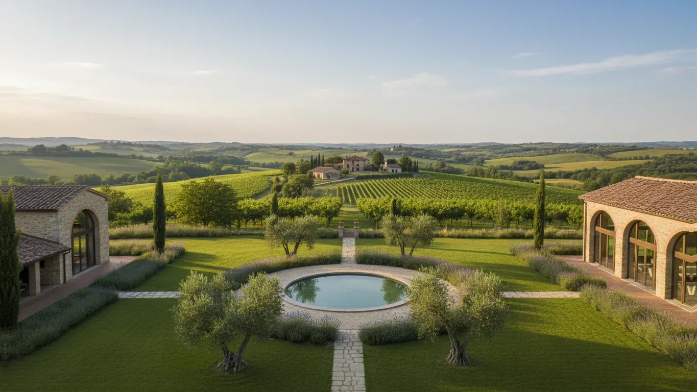 Path to Awareness Meditation Retreat — Located in the picturesque region of Tuscany, the retreat likely benefits from the area's renowned beauty, offering a tranquil backdrop for contemplation and practice. While specific landscape features are not detailed, one can imagine rolling hills, vineyards, and historic charm contributing to a peaceful atmosphere.