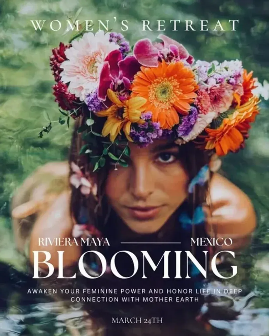 Almar Travel & Retreats — set within the lush Mexican jungle, the venue provides a tranquil and secluded atmosphere. The highlight is a private cenote, offering a natural space for quiet contemplation and relaxation, surrounded by the vibrant sounds and sights of the tropical environment.