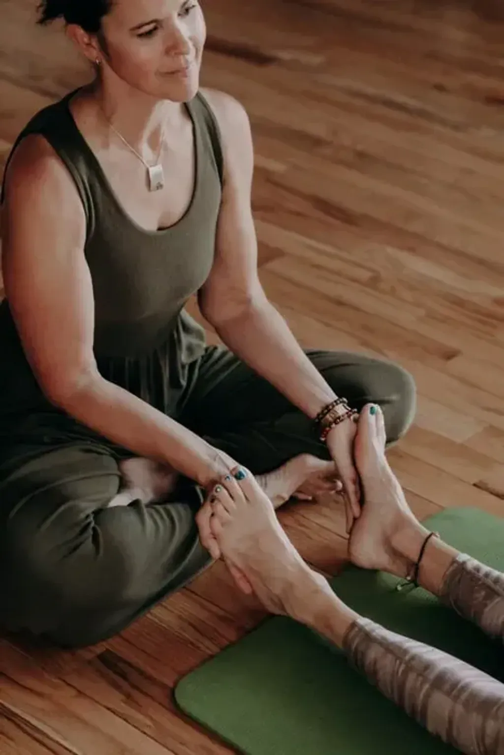 Amy Hardwick Yoga — Ojo Caliente Hot Springs provides a serene and naturally therapeutic backdrop for your wellness journey. The New Mexico landscape offers a tranquil escape, allowing for deep relaxation and rejuvenation amidst the natural beauty of the area.