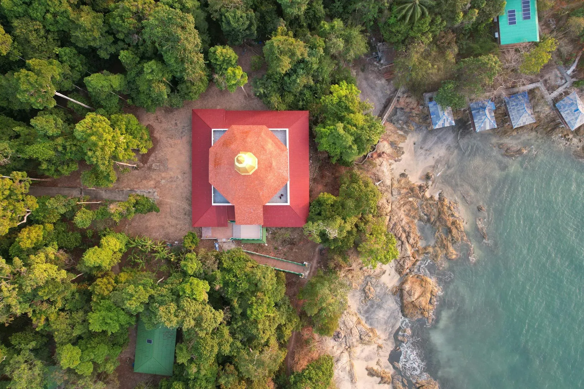 Arcana Wellness Village — Arcana Wellness Village is situated on the tropical island of Koh Phangan, Thailand. The environment is characterized by lush jungle roads, coconut groves, and the vibrant atmosphere of island life. Expect warm, humid air and the sounds of nature, creating a tranquil backdrop for your retreat experience.