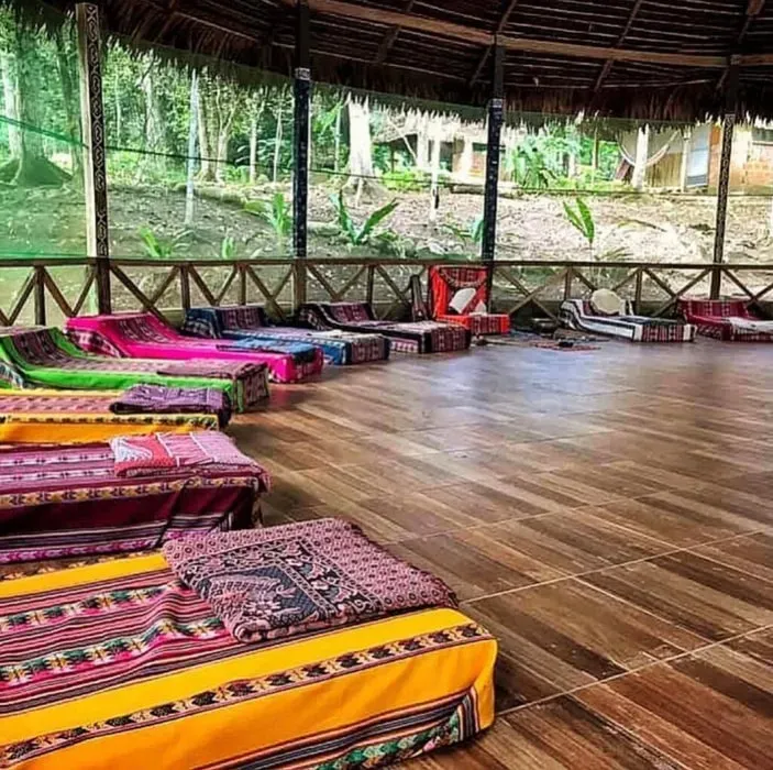 Authentic Ayahuasca & Teacher Plant Retreats — set near the Ahuashiyacu River in Tarapoto, the center is immersed in the lush, vibrant environment of the Amazon rainforest. The atmosphere is one of deep connection to nature, offering a tranquil and supportive backdrop for plant medicine work.