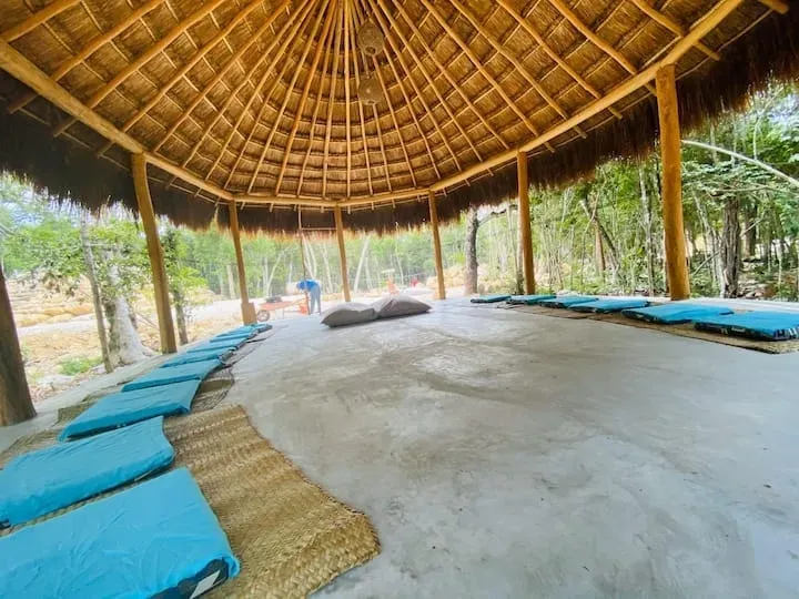 Ayahuasca Retreats Tulum — The center is located in Tulum, a destination known for its beautiful beaches and rich cultural heritage. While specific details about the immediate surroundings are not provided, the general area offers a blend of natural beauty and a relaxed, spiritual atmosphere.