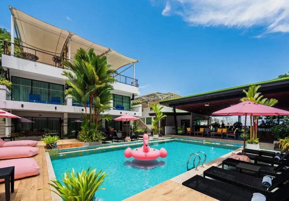 CC's Hideaway — Surrounded by pristine jungles, CC's Hideaway offers a peaceful environment with open rooftop yoga studios providing breathtaking views of lush hills, palm trees, and the endless sea. The natural beauty of the location is a core part of the experience.