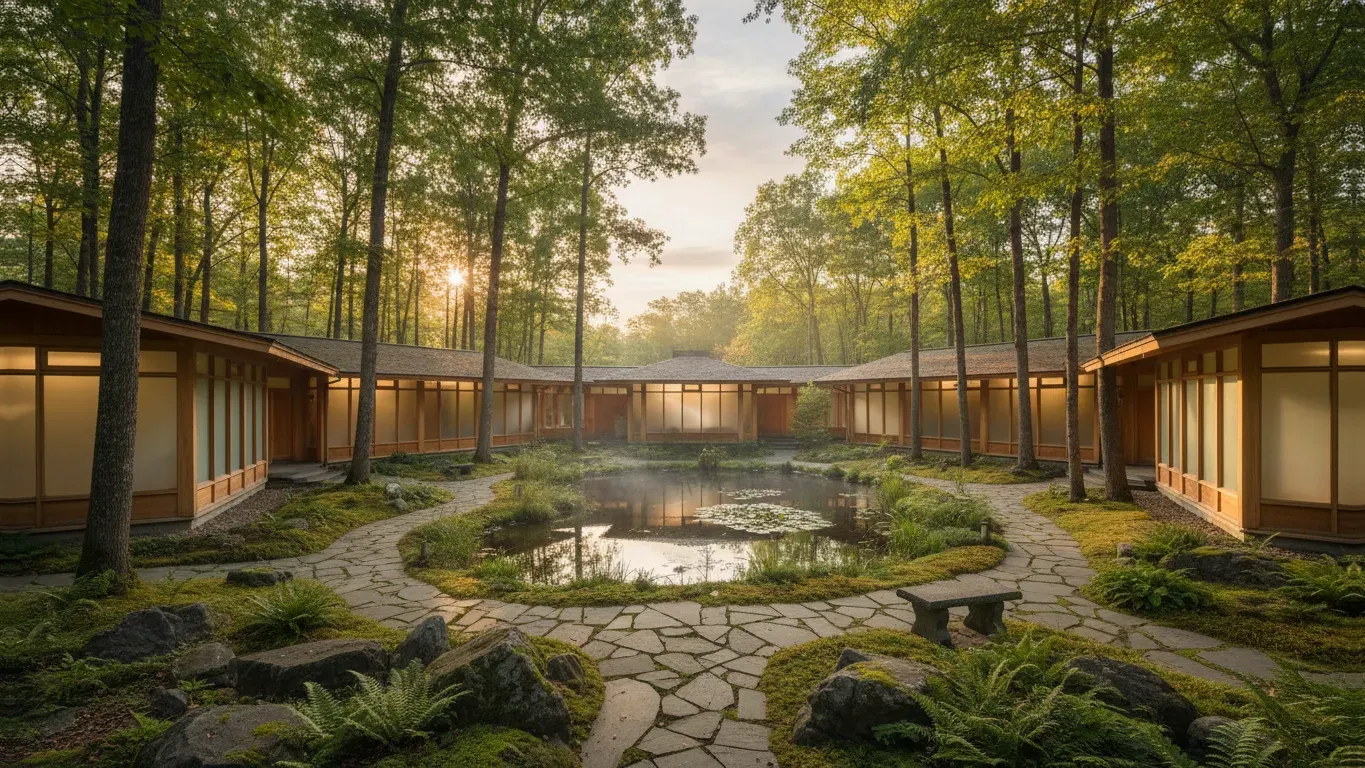 Christine Marie Mason — The center is located in Boone, North Carolina, a region known for its beautiful mountain landscapes. This setting provides a serene backdrop for introspection and connection with nature, fostering an atmosphere of peace and renewal.