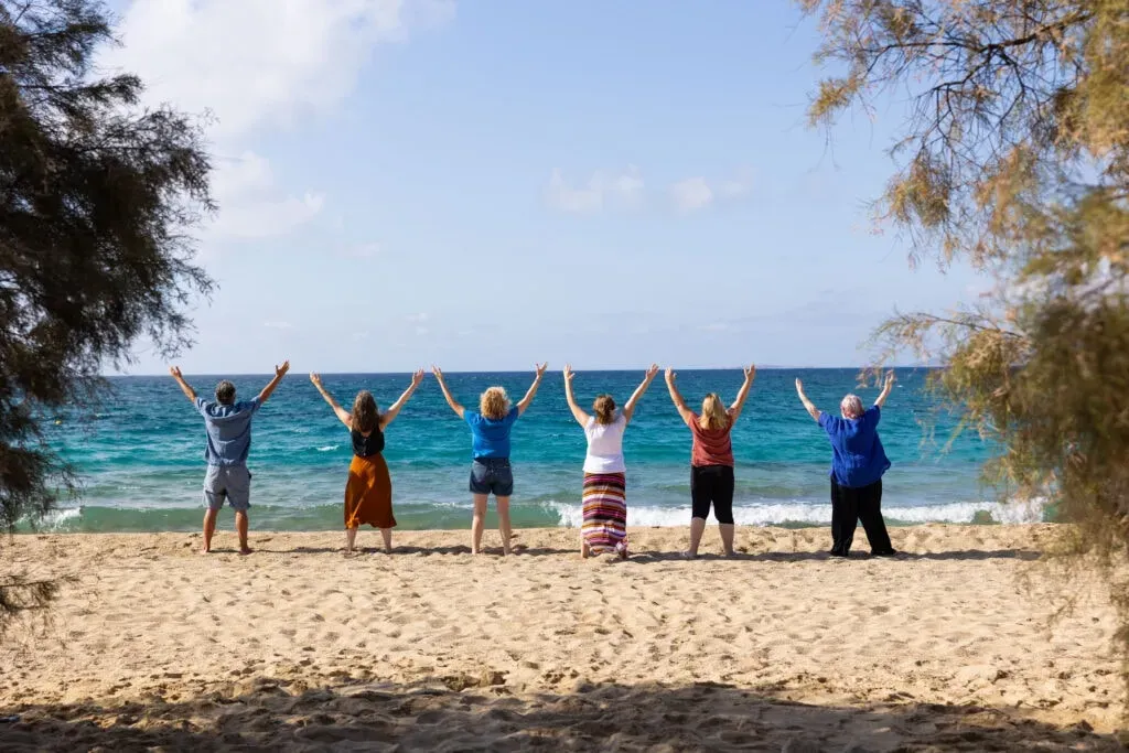 Discover Your True Voice — This center is situated right next to the sea, offering a serene and inspiring backdrop for creative exploration. Group sessions frequently take advantage of the natural surroundings, held outdoors with ample shade, and sometimes directly on the beach, allowing for a deep connection with the coastal environment.