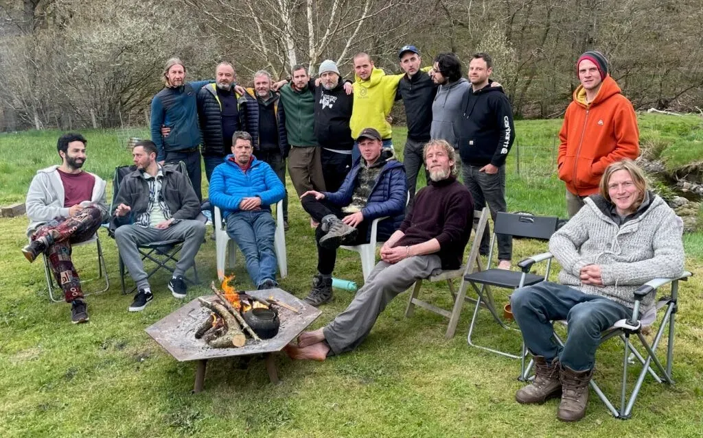 Dudes in the Dome Men's Journey — The retreat takes place in Llandrindod Wells, Wales, offering a camp-out experience amidst natural surroundings. The focus is on connecting with nature through forest walks, providing a tranquil backdrop for introspection and shared experiences.