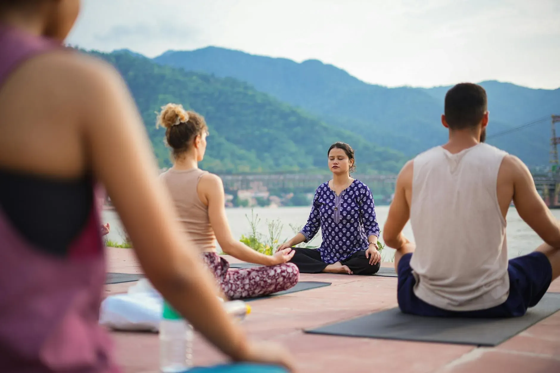 Ekagrayogpeeth — set in the spiritual heartland of Rishikesh, Ekagrayogpeeth is surrounded by the calming and blissful natural environment. The area is known for its lush green landscapes, offering a peaceful backdrop for yoga practice and study.