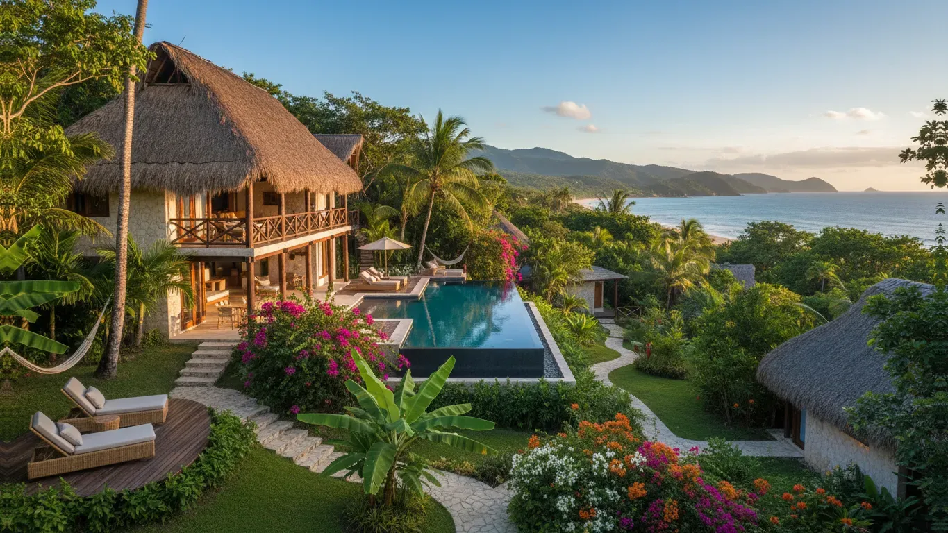 Emanuele Righes — The retreat unfolds within a beautiful private villa in Tulum, intentionally selected for its serene atmosphere and natural surroundings. This tranquil environment provides an ideal backdrop for meditation, rest, and personal integration, fostering a deep connection to nature.