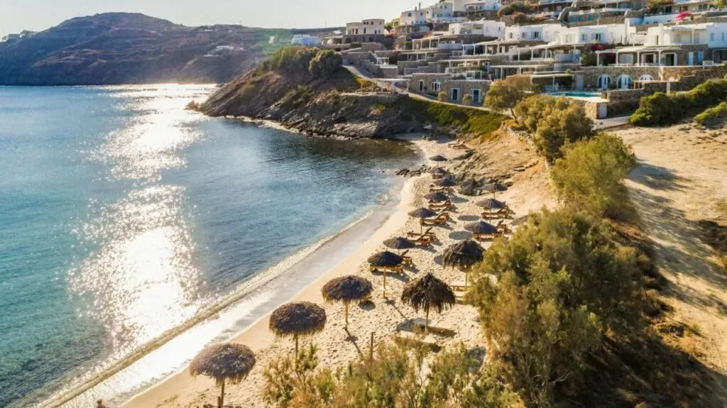 Evolution Journey — The retreat unfolds on the magical and healing island of Mykonos, known for its rich mythology, history, and breathtaking beauty. The Sunset Villa, located in Aleomandra, provides a serene backdrop with its exceptional architecture and calming energy, offering stunning views of the sacred island of Delos and vibrant sunsets.