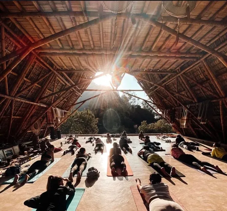 Fabienne Annick — Fabienne Annick is situated in Tepoztlán, a town known for its mystical energy and stunning natural landscapes. The venue, AmateCamp, offers a serene environment, likely featuring lush greenery and a tranquil atmosphere, well suited to introspection and connection.