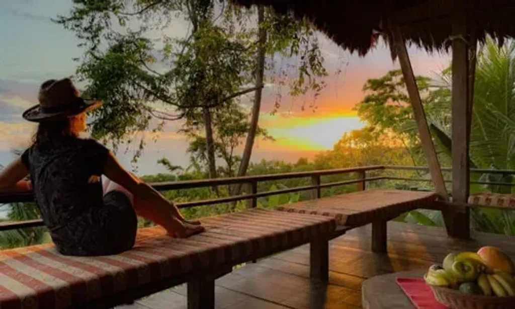 Finca Exótica — set on Playa Carate, Finca Exótica is surrounded by the lush rainforest of Corcovado National Park and the Pacific Ocean. The atmosphere is one of untamed wilderness and natural beauty, where the elements themselves contribute to a sense of peace and connection. Expect to be immersed in a vibrant ecosystem, with the sounds of the jungle and the ocean as your constant companions.