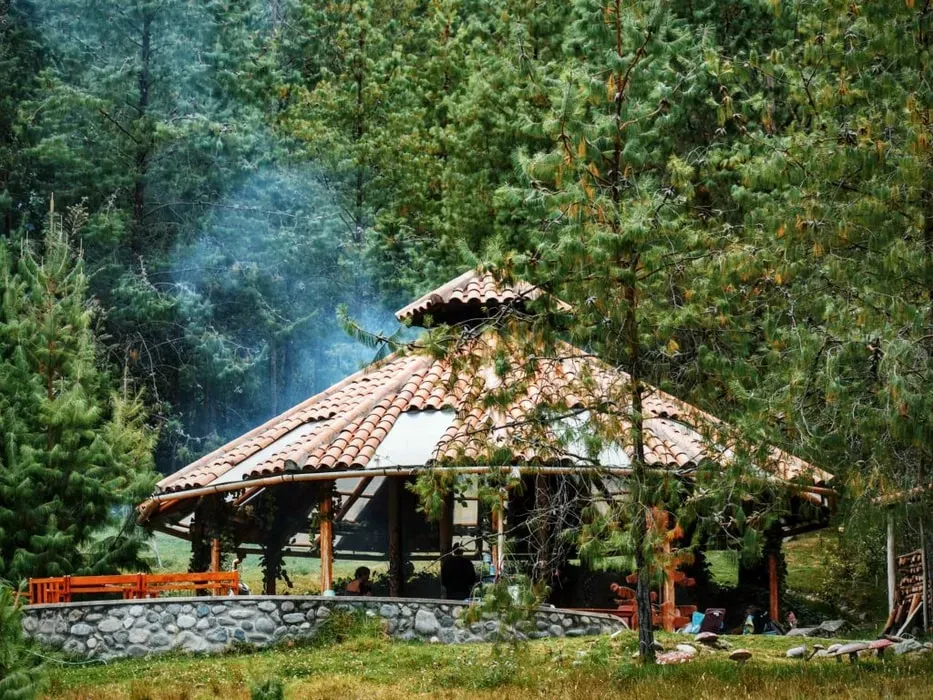 Gaia Sagrada — The center is situated on 55 acres of beautiful, untouched land, offering ample space for walking and reflection. Hundreds of miles of country roads surround the property, inviting exploration, and a small waterfall nearby makes for a pleasant day hike. The natural environment is complemented by the presence of friendly dogs, adding to the serene and welcoming atmosphere.