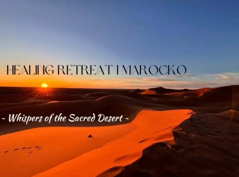 Heaven on Earth — Heaven on Earth is situated in the vast, tranquil desert landscape of Mhamid, Morocco. The atmosphere is one of profound silence and natural beauty, providing an ideal backdrop for deep introspection and reconnection with oneself. The remote location ensures a peaceful environment, far removed from the distractions of urban life.