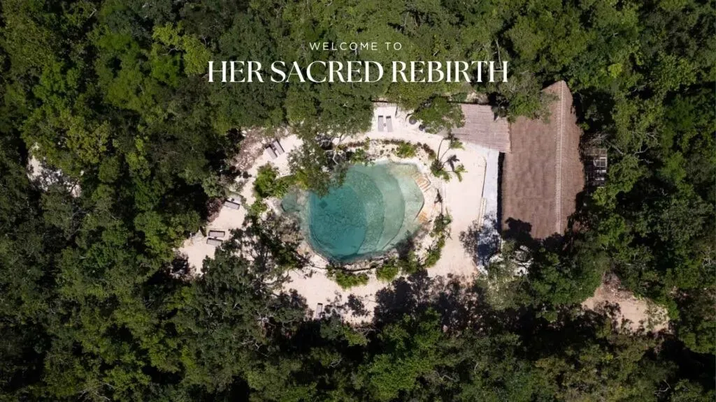 Her Sacred Rebirth — Located in Tulum, Quintana Roo, Mexico, Her Sacred Rebirth benefits from the region's warm, tropical climate and proximity to the Caribbean coast. While specific details about the immediate surroundings aren't provided, the mention of beach rituals suggests a connection to the natural beauty of the area, likely offering a serene and inspiring environment for healing.