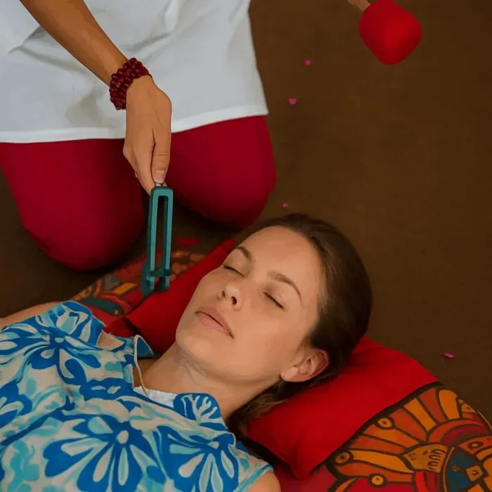 Human Touch Yoga & Sound Healing — The center is situated in a peaceful and well-developed area of South Goa, characterized by its calm atmosphere and refined surroundings. It's thoughtfully designed to be a serene, distraction-free space for deep inner work. Beautiful South Goa beaches are just a short drive away, well suited to connecting with nature.