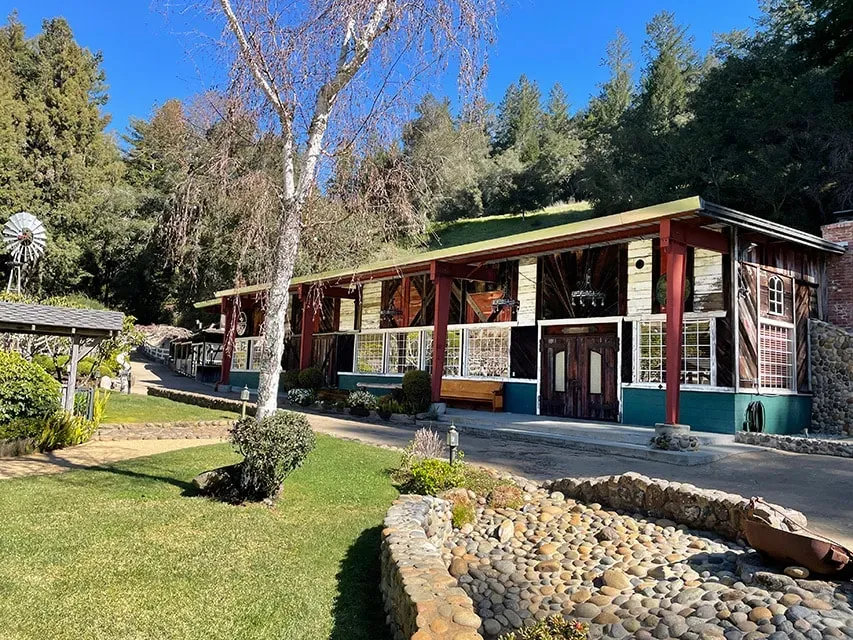 Hummingbird Valley — Located in the serene Santa Cruz foothills, Hummingbird Valley provides a quiet and natural environment. The seminar house is designed for comfort and focus, featuring a spacious, open layout with heated and padded rugs, creating a welcoming atmosphere for workshops and practice.