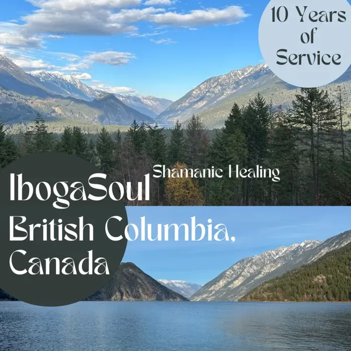 IbogaSoul — This secluded sanctuary, purpose-built for retreats, is set amidst the stunning mountain and forest landscapes of British Columbia. With exquisite views from three balconies and proximity to tranquil lakes, it offers a peaceful and inspiring environment for deep introspection and healing. The large temple area provides a sacred space for ceremonies and integration activities, fostering a profound connection to the natural surroundings.
