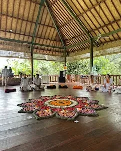 Ignite Your Passionate Life Retreat — The retreat is situated in Bali, a place renowned for its lush landscapes and spiritual atmosphere. The Ananda Ubud Resort offers a tranquil environment, likely surrounded by tropical greenery, providing a peaceful escape from daily life and a conducive setting for reflection.