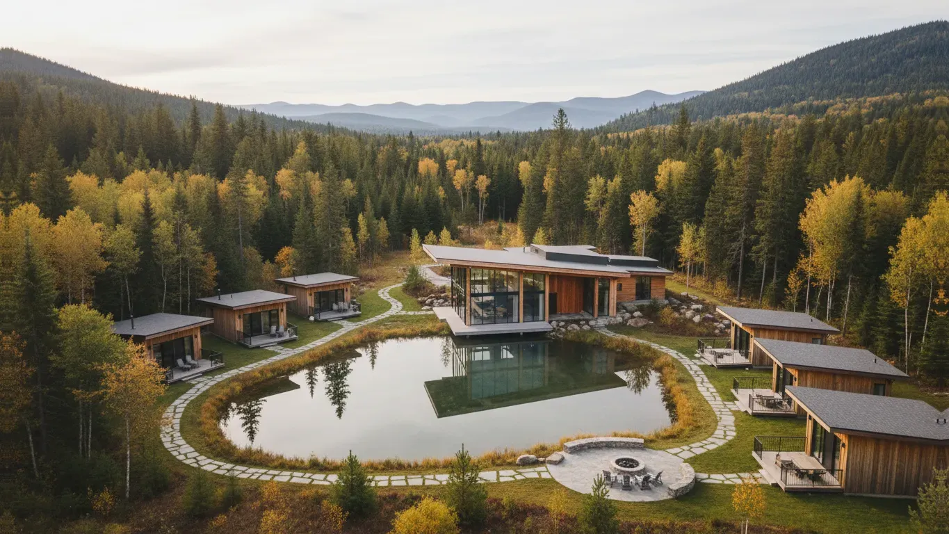 IGNTD — Set in the picturesque Temecula region of Southern California, the center provides a serene backdrop for meditation. Guests can enjoy the outdoors with walking trails, and the presence of a pool and hot tub adds to the relaxed, resort-like atmosphere.