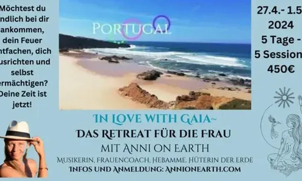 In Love with Gaia~ Retreat for women — The retreat embraces a flexible setting, primarily utilizing the natural environment of the beach. This allows for a deep connection with nature, with the sounds of the ocean and open skies providing a serene backdrop for self-reflection and group activities. An indoor space is also available, ensuring comfort and adaptability regardless of weather conditions or specific group requirements.