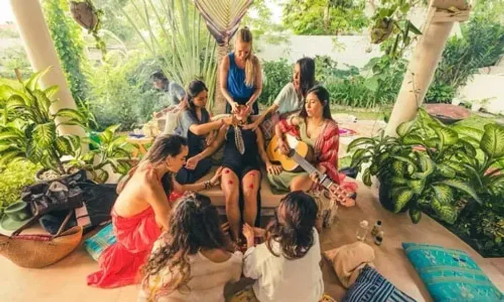 In My Elements — set in the tranquil Tejakula region of Bali, the center provides a peaceful backdrop for introspection and connection with nature. The address suggests a location away from the bustling tourist hubs, offering a more secluded and authentic Balinese experience amidst lush landscapes.
