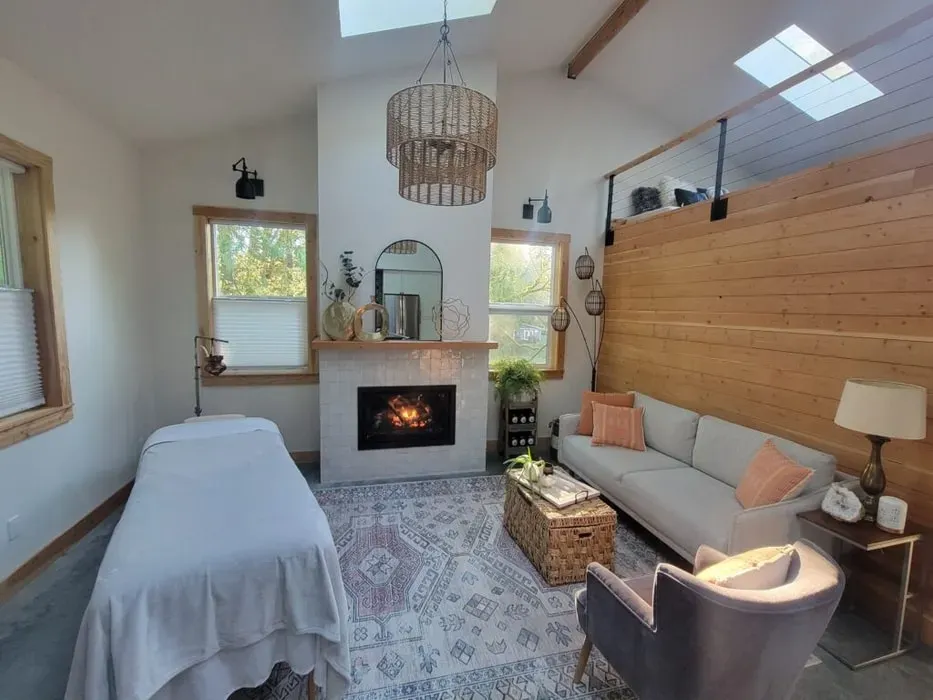 Inner Bliss Wellness — set among old-growth maple and cedar trees on the Kitsap Peninsula, the center provides a quiet, secluded environment. Guests can enjoy views of the surrounding forest, gentle natural light, and proximity to beaches and hiking trails. The atmosphere is intentionally low-stimulated, fostering nervous system regulation.