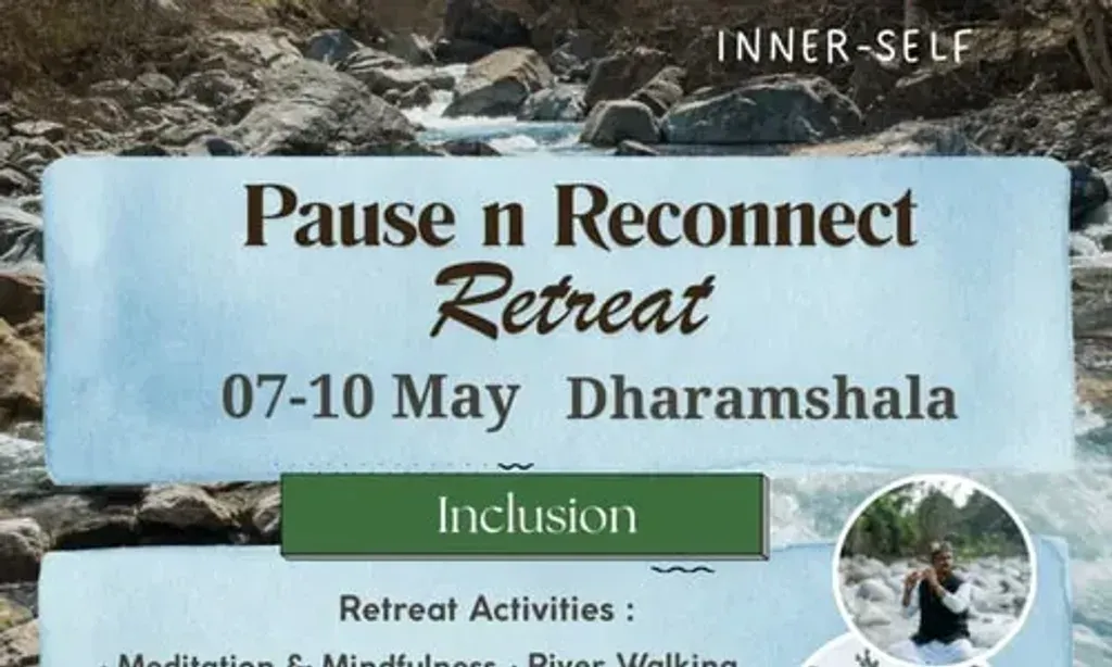 Innerheal Therapy — set amidst the quiet forests and rolling hills of Dharamshala, Innerheal Therapy operates from the Dev Bhoomi Retreat. The location is close to a flowing mountain river, offering a naturally serene and grounding environment. The retreat's design, inspired by local architecture and using natural materials, blends seamlessly with the peaceful surroundings, fostering a sense of calm and connection to nature.