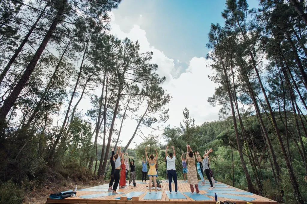 Jessi Galvin — The Shanti Space is set within a beautiful woodland valley in Mafra, Portugal, offering a serene and natural environment. It's conveniently located just 30 minutes from Lisbon and a mere 15 minutes from the coastal charm of Ericeira beach, providing both seclusion and accessibility to local attractions.