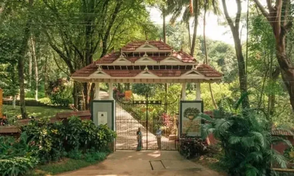 Kairali - The Ayurvedic Healing Village — While the exact location is not specified, the emphasis on a symbiotic relationship between humans and nature suggests a serene, perhaps verdant, environment. The focus on organic cuisine and natural healing implies a setting that supports tranquility and connection with the earth.
