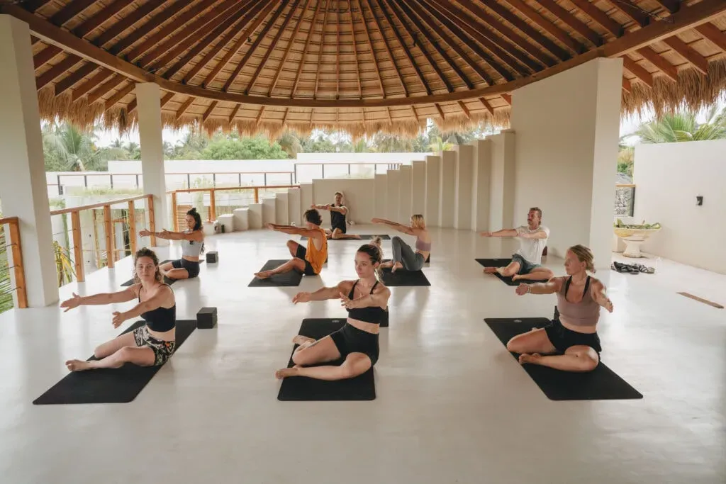 Kelani Retreat — The retreat is situated in a peaceful neighborhood in Matara, just a short walk from the beach. The property itself is a generous 3000 square meters, enveloped by a lush, organic garden featuring a variety of fruit and curry trees, creating a serene and natural atmosphere.