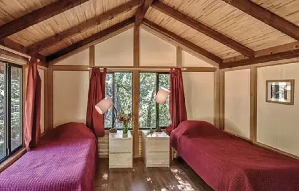 Keys to Empowerment — The center is situated on a hilltop at the Mount Madonna Center, offering extraordinary views and a serene atmosphere. It's set amidst the majestic redwoods, providing a natural and peaceful environment for reflection and outdoor activities like hiking. The spiritual center itself is well-equipped with a conference center, dining hall, and even a spiritual bookstore.