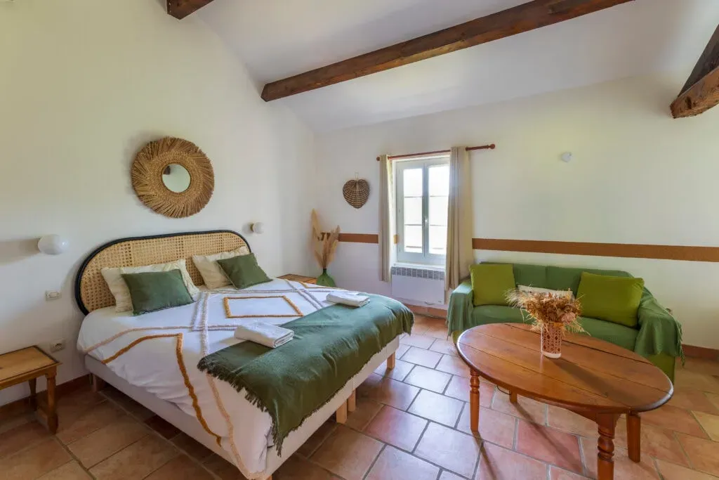 La Pampa en Provence — set in the serene Provence Verte region near Cotignac, La Pampa en Provence is surrounded by the natural beauty of the South of France. The property offers a peaceful and private setting, with ample outdoor space for relaxation and group activities, embodying the tranquil spirit of the Provençal countryside.