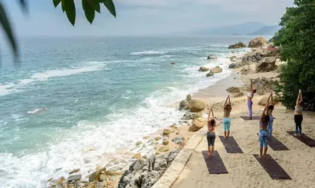 Lotus Movement — set along the coast of Puerto Vallarta, the center offers an inspiring hideaway where the lush natural environment meets the calming presence of the sea. Six amazing yoga studios are thoughtfully integrated into nature, providing a serene backdrop for practice and reflection. The eco-resort design emphasizes harmony with its surroundings, creating a tranquil atmosphere conducive to personal growth.