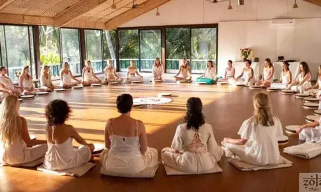 Mahashivaratri Classical Tantra Retreat — The retreat is set along the serene shores of Mandrem Beach, offering a peaceful and luxurious environment. The ocean's rhythm provides a natural backdrop for introspection and healing, creating an atmosphere of calm and connection.