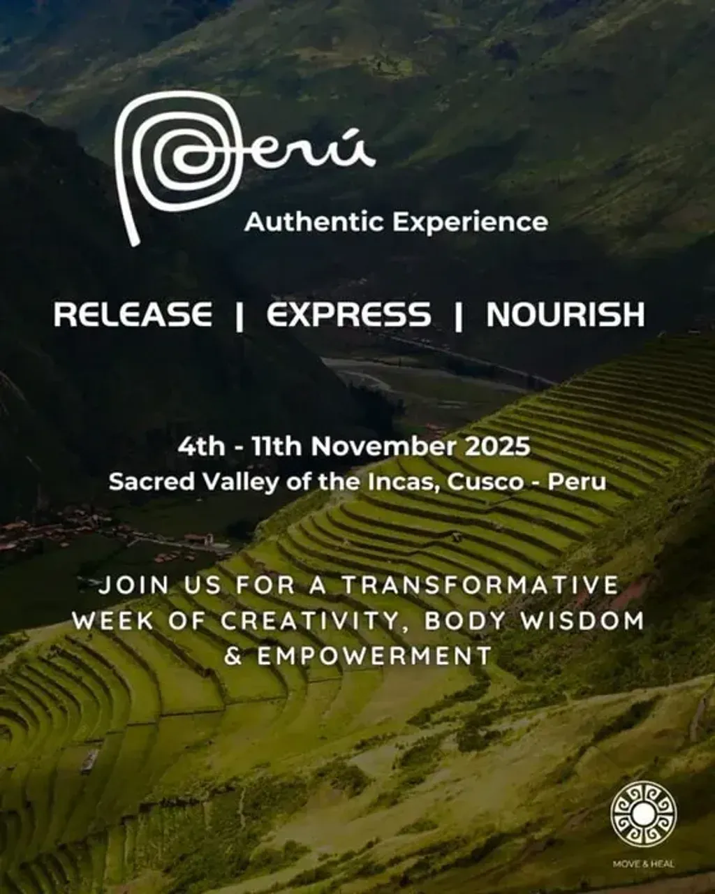 mélange — Located in the breathtaking Sacred Valley of Peru, mélange provides a serene backdrop for spiritual exploration.