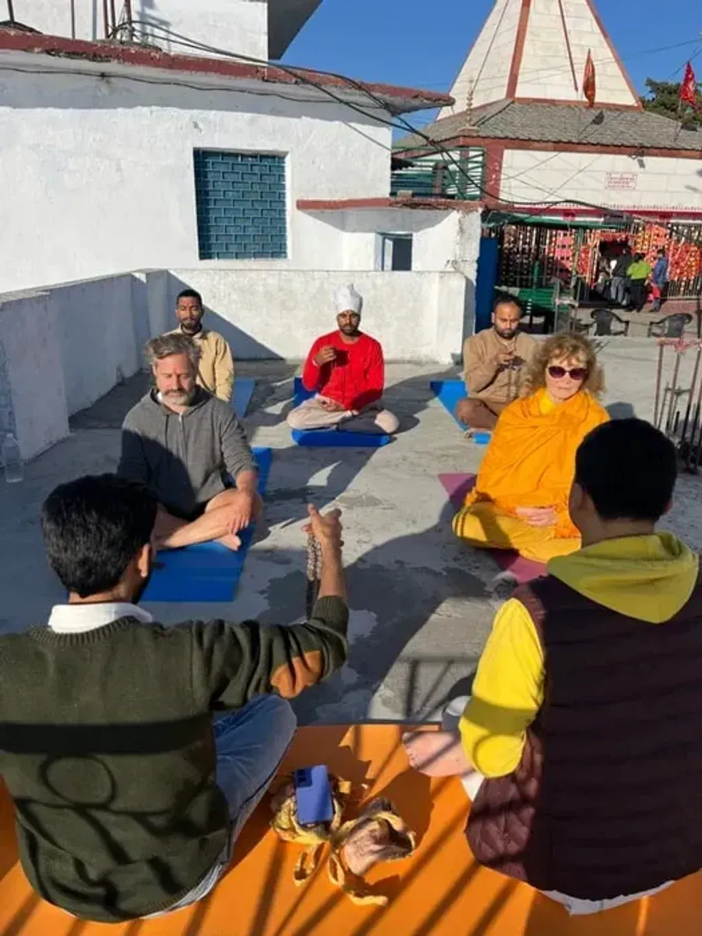 Mysticism yoga studio — The studio is located in Pashulok Yoga Village, a peaceful area near the Virbhadra Temple in Rishikesh. The nearest landmark is Sakhi Maharaj Ashram, suggesting a quiet, spiritual neighborhood conducive to introspection and practice.