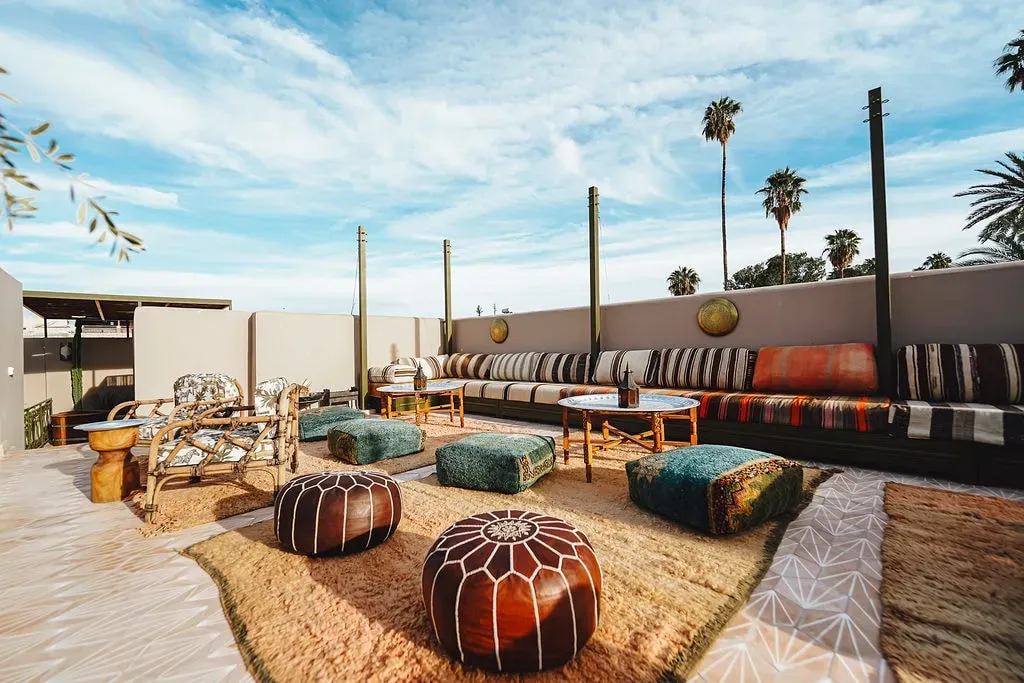Nahla - Wellness Riad — Located in the bustling city of Marrakech, the Riad offers a tranquil escape within easy reach of the city's vibrant culture. The atmosphere balances the exotic charm of Morocco with a peaceful, introspective environment, providing a unique backdrop for personal reflection and wellness.