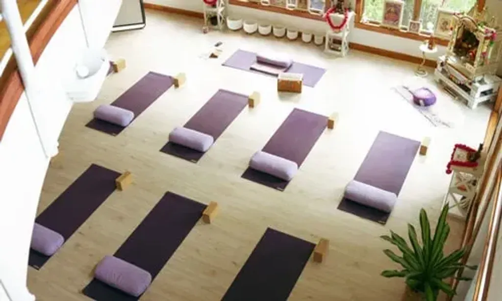 Nova Yoga — Barrio 2 in San Marcos La Laguna offers a tranquil setting, likely characterized by the natural beauty of the region. The atmosphere is designed to be sacred and supportive, fostering a sense of peace and introspection away from the bustle of urban life.