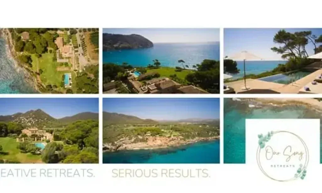 Our Song Retreats — set on the beautiful island of Mallorca, this retreat offers a serene backdrop for personal growth. While specific details about the immediate surroundings are not provided, the island's natural beauty, from its stunning coastlines to its tranquil inland landscapes, promises a peaceful and inspiring atmosphere.