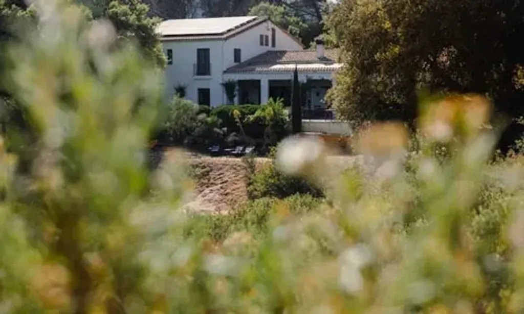 Positively Nutty — The retreat is set on 32 hectares within a cork-oak-tree forest, offering a serene and natural environment. Guests can enjoy a large outdoor terrace with views of an astonishing sierra, a natural rock pool, and several on-site hiking paths. Hammocks are dotted around the property, providing private spots for relaxation amidst the beautiful landscape.