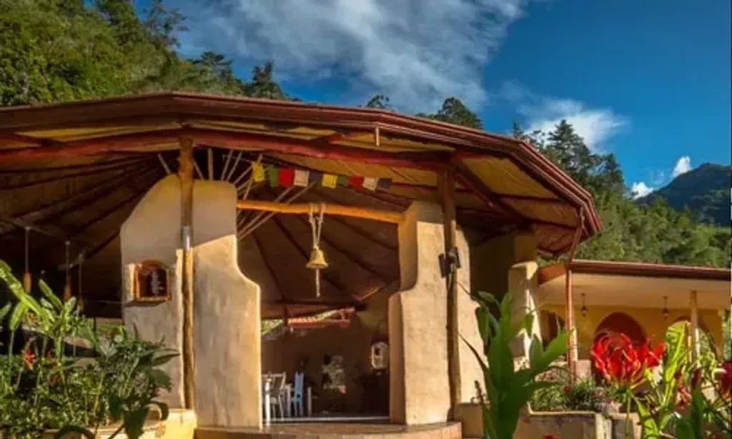 Prajna Yoga School — The center is situated within the Rio Chirripo Lodge, set on the banks of the Chirripo River in Costa Rica's cloud forest, near the highest peak in Central America. The location is imbued with a sacred and healing energy, surrounded by lush landscapes that encourage relaxation and renewal.