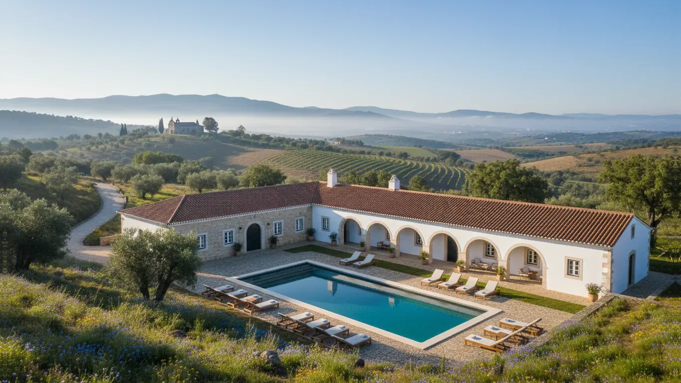Private Retreat - Relax, Heal, Balance — The retreat unfolds in a hotel set within the natural beauty of Ferreira do Zêzere, near Tomar, Portugal. Surrounded by lush landscapes, the environment encourages a deep connection with Mother Nature, offering a tranquil and scenic escape from daily life.